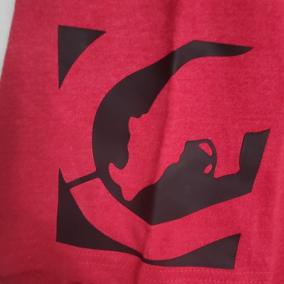 Ecko Unltd Men's T-Shirt Red Heather Design Graphic V-Neck EO13k1089B Sz 2XL - Picture 6 of 7